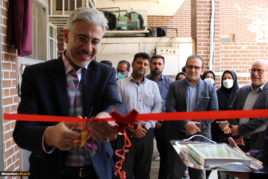 افتتاح آشپزخانه صنعتی پردیس حضرت فاطمه الزهرا(س) اهواز توسط آقای دکتر جرفی مدیر امور پردیس های استان خوزستان