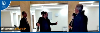 با حضور سرپرست دانشگاه فرهنگیان استان خوزستان انجام شد:

بازدید مدیر کل طرح و برنامه و بودجه دانشگاه فرهنگیان از پردیس فاطمه الزهرا(س) اهواز