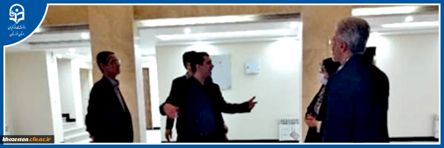 بازدید مدیر کل طرح و برنامه و بودجه دانشگاه فرهنگیان از پردیس فاطمه الزهرا(س) اهواز 2