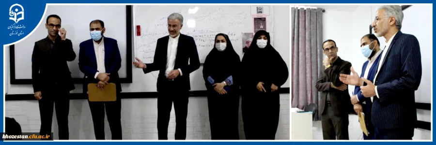 بازدید دکتر جرفی مدیریت امور پردیس های استان خوزستان از شروع ترم تابستانه در پردیس حضرت فاطمه الزهرا(س)اهواز 2