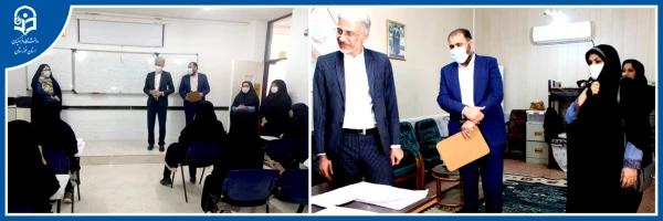 بازدید دکتر جرفی مدیریت امور پردیس های استان خوزستان از شروع ترم تابستانه در پردیس حضرت فاطمه الزهرا(س)اهواز 2