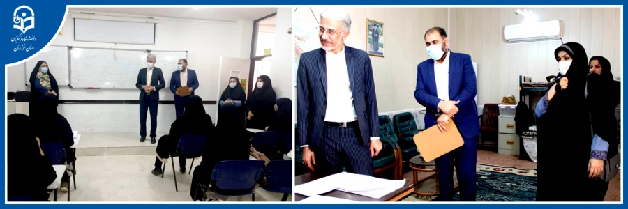 بازدید دکتر جرفی مدیریت امور پردیس های استان خوزستان از شروع ترم تابستانه در پردیس حضرت فاطمه الزهرا(س)اهواز 2