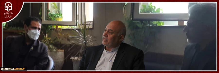 دیدار رئیس مجمع نمایندگان استان خوزستان و مدیر دانشگاه استان با سرپرست دانشگاه فرهنگیان 2