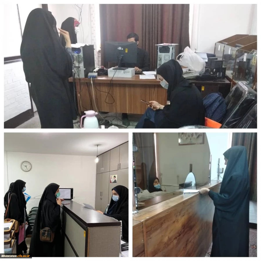 آغاز فرایند امور فارغ التحصیلی دانشجویان رشته های مختلف ورودی ۱۳۹۷ در پردیس حضرت فاطمه الزهرا(س) اهواز