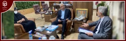 در دیدار با استاندار استان خوزستان مصوبات هیات امنای دانشگاه فرهنگیان استان خوزستان پیگیری شد 2