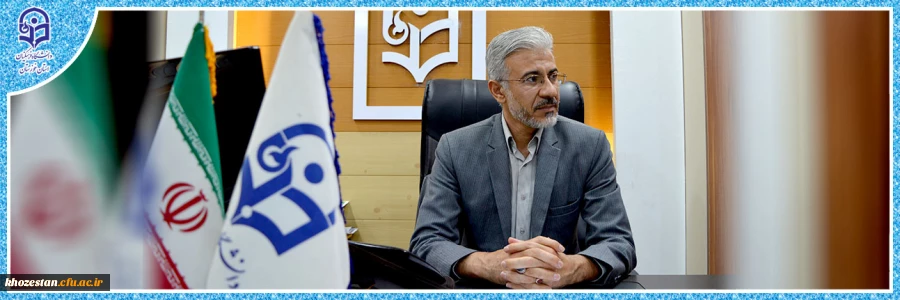 سخنان دکتر جرفی مدیر دانشگاه فرهنگیان استان خوزستان در حاشیه برگزاری ارزیابی صلاحیت های حرفه ای سرپرستان جدید الانتصاب دانشگاه فرهنگیان استان 2