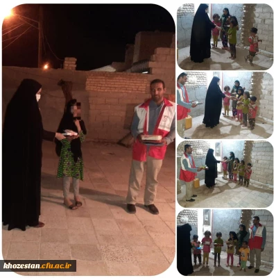 اجرای طرح رویای مهر توسط کانون هلال احمر دانشگاه فرهنگیان پردیس حضرت فاطمه زهرا (س)اهواز