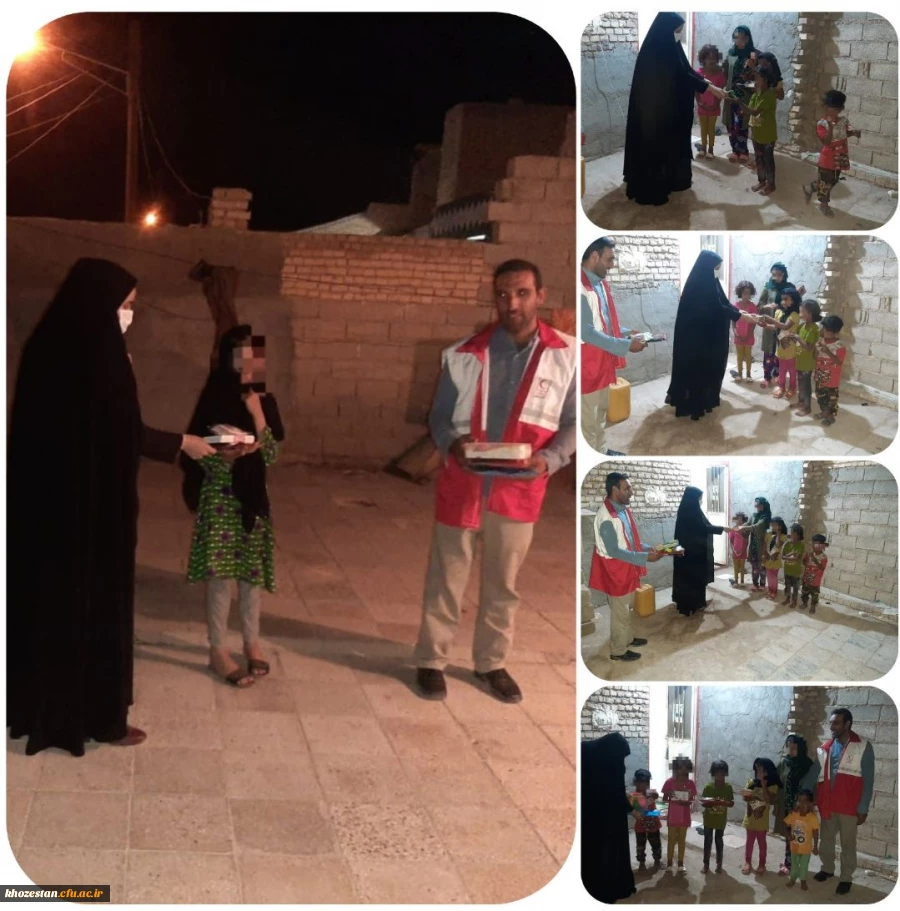 اجرای طرح رویای مهر توسط کانون هلال احمر دانشگاه فرهنگیان پردیس حضرت فاطمه زهرا (س)اهواز