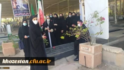 غبار روبی مزار شهدای گرانقدر به مناسبت آغاز سال تحصیلی و هفته دفاع مقدس 2