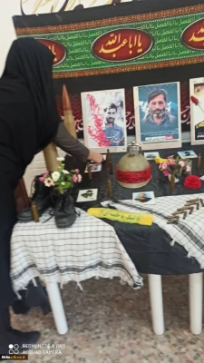 فضا سازی ساختمان آموزشی دانشگاه به مناسبت هفته دفاع مقدس 3