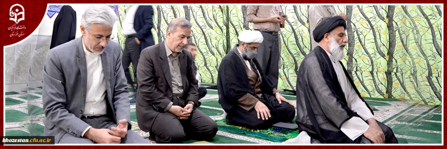 برگزاری نشستی با موضوع بصیرت، روشنگری و تبیین تحولات اخیرکشوردردانشگاه فرهنگیان با حضور نماینده ولی فقیه در استان خوزستان 3