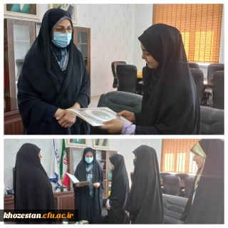 جلسه ی معارفه فرمانده جدید پایگاه پردیس حضرت فاطمه الزهرا(س) اهواز