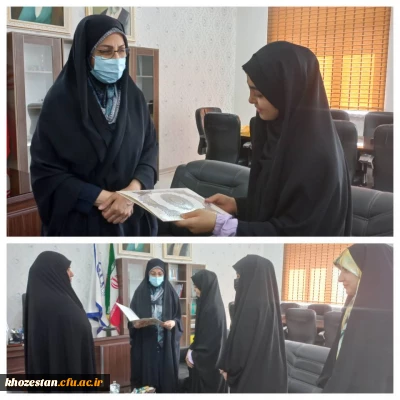 جلسه ی معارفه فرمانده جدید پایگاه پردیس حضرت فاطمه الزهرا(س) اهواز