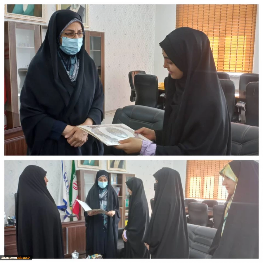 جلسه ی معارفه فرمانده جدید پایگاه پردیس حضرت فاطمه الزهرا(س) اهواز