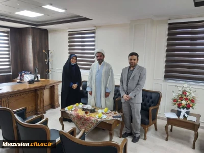 نشست تعاملی ریاست مرکز آموزش عالی حضرت خدیجه کبری (س) دزفول با ریاست دانشگاه صنعتی جندی شاپور