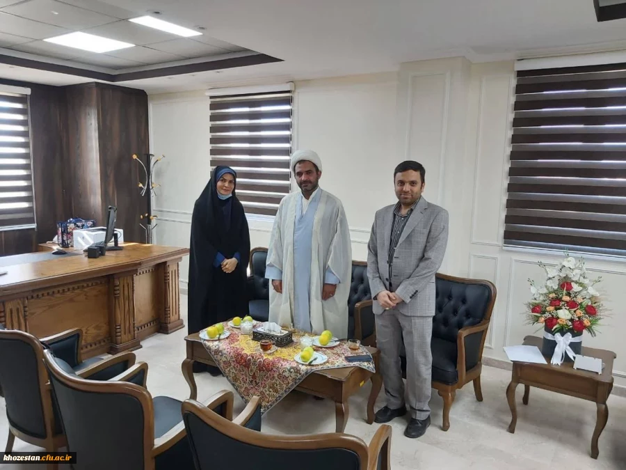 نشست تعاملی ریاست مرکز آموزش عالی حضرت خدیجه کبری (س) دزفول با ریاست دانشگاه صنعتی جندی شاپور 2