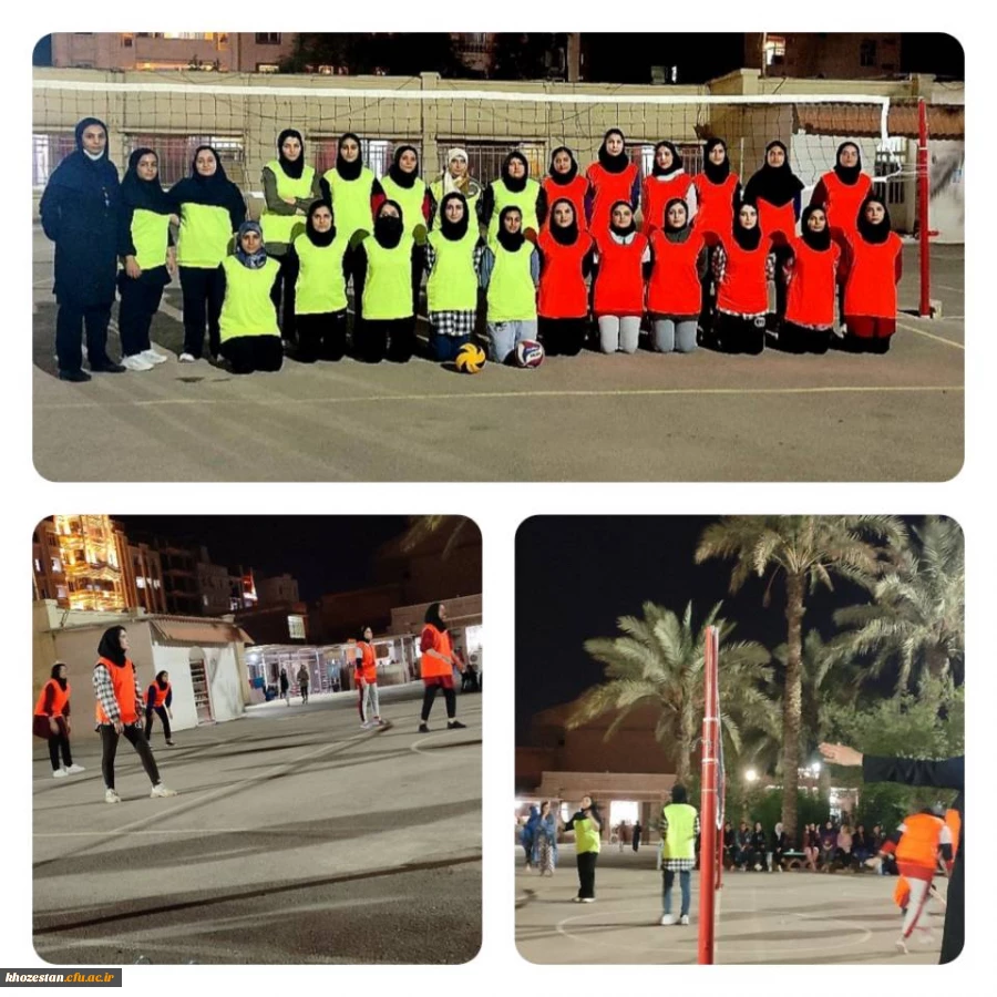 مرحله مقدماتی مسابقات والیبال دانشجویان پردیس حضرت فاطمه الزهرا(س) اهواز برگزار شد