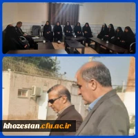 بازدید سرپرست مدیریت امور پردیس های استان خوزستان از خوابگاه دانشجویی پردیس حضرت فاطمه الزهرا(س) اهواز