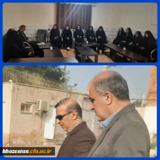 بازدید سرپرست مدیریت امور پردیس های استان خوزستان از خوابگاه دانشجویی پردیس حضرت فاطمه الزهرا(س) اهواز