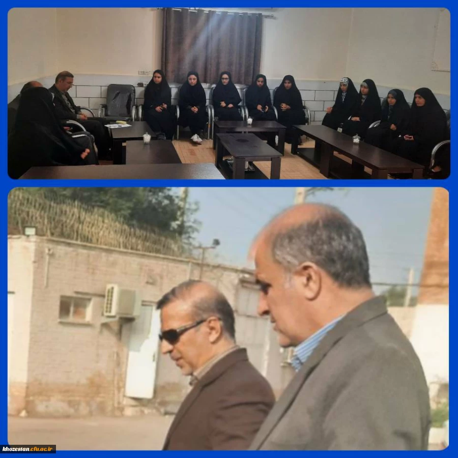 بازدید سرپرست مدیریت امور پردیس های استان خوزستان از خوابگاه دانشجویی پردیس حضرت فاطمه الزهرا(س) اهواز