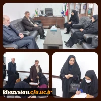 بازدید سرپرست مدیریت امور پردیس های استان خوزستان از پردیس حضرت فاطمه الزهرا(س) اهواز