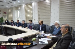 اولین جلسه استانی ستاد جشنواره تدریس برتر با حضور دکتر مسعود صالحی سرپرست مدیریت امور پردیس های استان خوزستان و سایراعضاء برگزار گردید 2