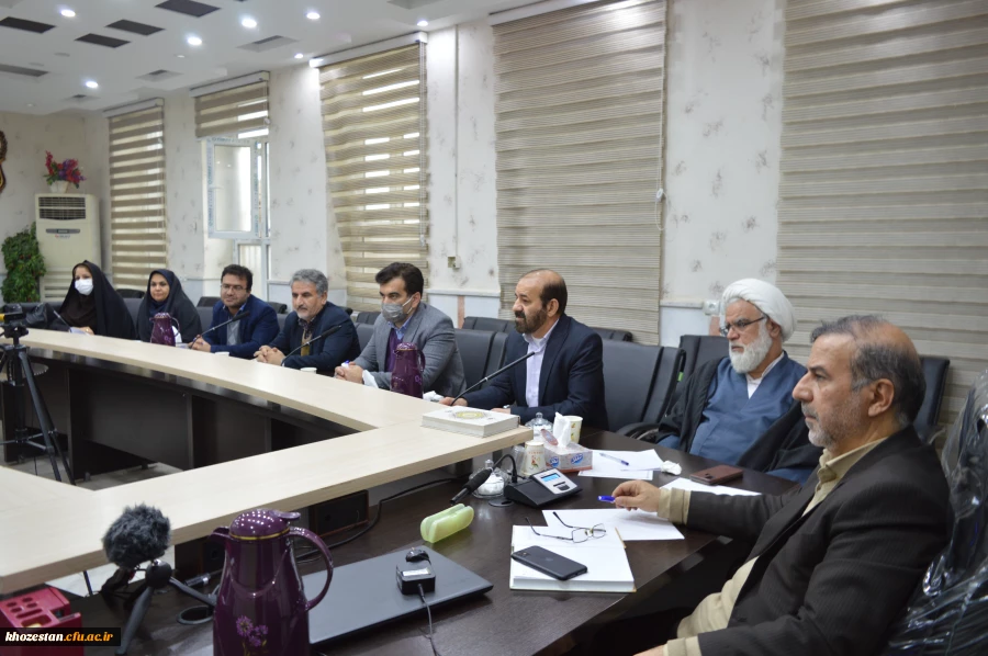 اولین جلسه استانی ستاد جشنواره تدریس برتر با حضور دکتر مسعود صالحی سرپرست مدیریت امور پردیس های استان خوزستان و سایراعضاء برگزار گردید 2