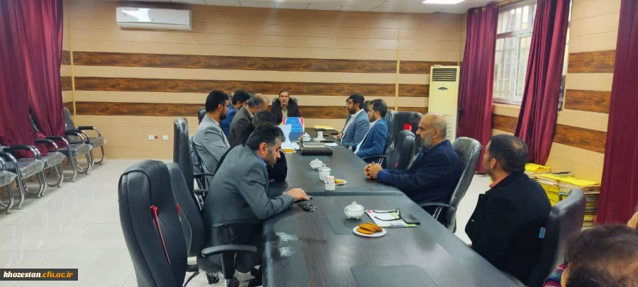 جلسه شورای اداری پردیس حضرت رسول اکرم (ص) با حضور دکتر مسعود صالحی سرپرست مدیریت امور پردیس های استان خوزستان 2
