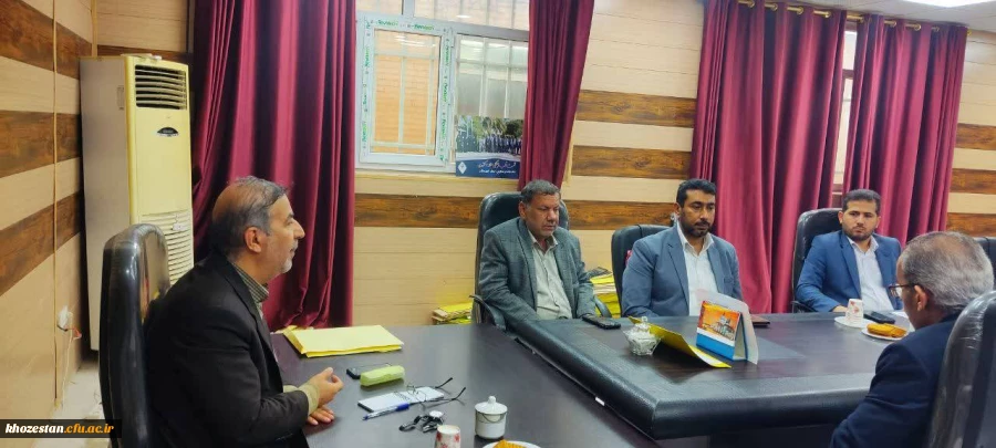 جلسه شورای اداری پردیس حضرت رسول اکرم (ص) با حضور دکتر مسعود صالحی سرپرست مدیریت امور پردیس های استان خوزستان 2
