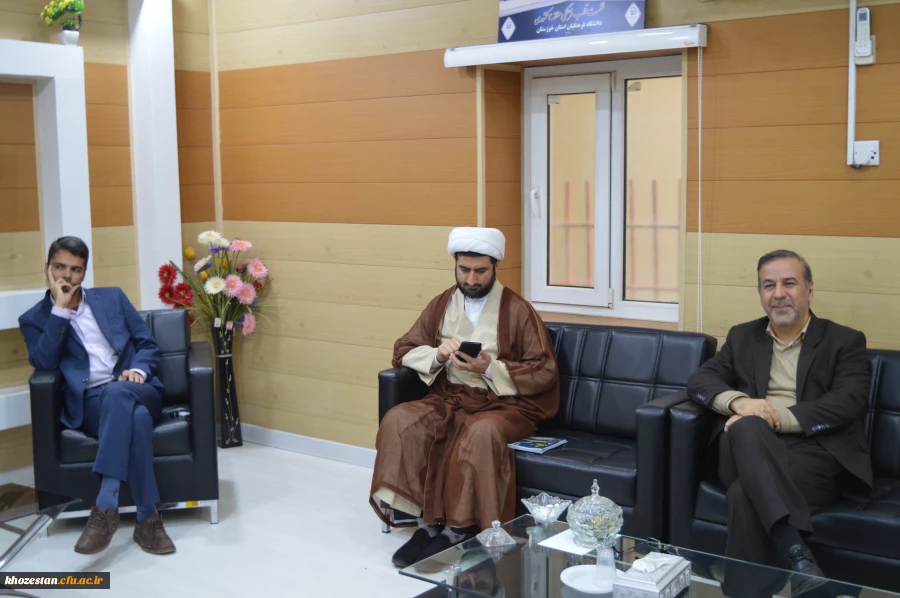 دیدارنماینده مردم شریف شهرستان ایذه، باغملک ودزپارت در مجلس شورای اسلامی با سرپرست مدیریت امور پردیس های استان خوزستان 4