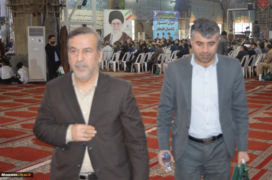 حضور آقای  دکتر صالحی سرپرست امور پردیس های استان خوزستان در جشن شروع دهه فجر اسلامی ایران 2