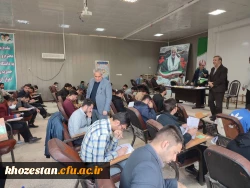 آزمون دروس فرهنگی در پردیس پسرانه حضرت رسول اکرم صلی الله و پردیس دخترانه حضرت فاطمه زهرا سلام الله علیها  استان خوزستان برگزار گردید
 2