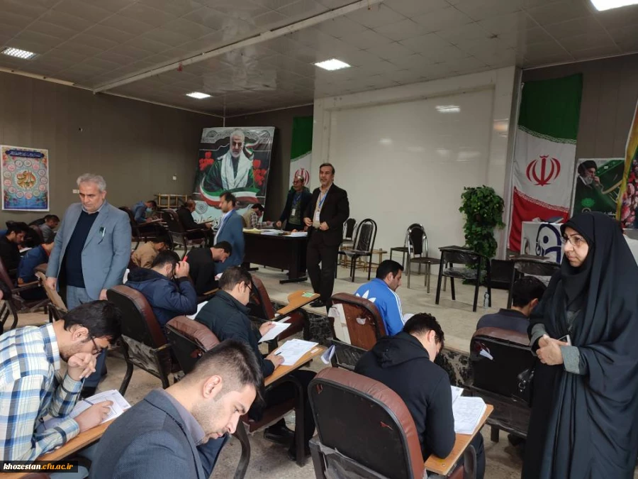 آزمون دروس فرهنگی در پردیس پسرانه حضرت رسول اکرم صلی الله و پردیس دخترانه حضرت فاطمه زهرا سلام الله علیها  استان خوزستان برگزار گردید
 2