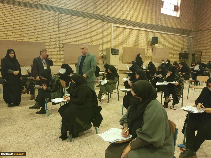 آزمون دروس فرهنگی در پردیس پسرانه حضرت رسول اکرم صلی الله و پردیس دخترانه حضرت فاطمه زهرا سلام الله علیها  استان خوزستان برگزار گردید
 2