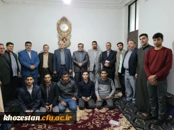 دیدار آقای دکتر صالحی سرپرست امور پردیس های استان خوزستان با آقای قاسم ساعدی نماینده مردم شریف دشت آزادگان 3