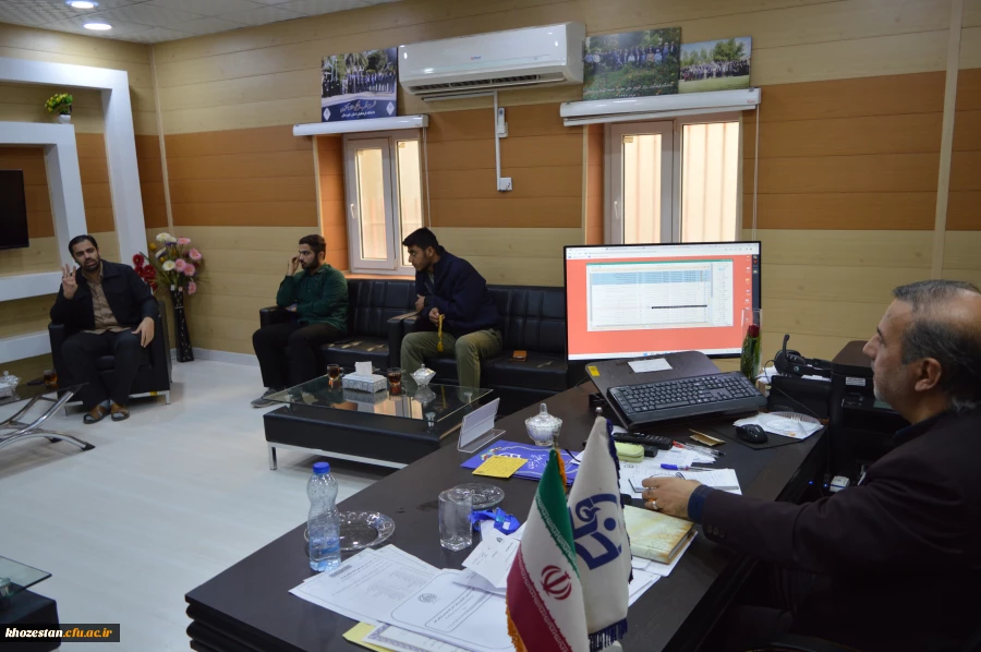 اولین جلسه ستاد راهیان نور استان خوزستان با حضور آقای دکتر مسعود صالحی سرپرست مدیریت امور پردیس ها ی استان خوزستان برگزار گردید 4