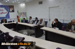 دومین جلسه شورای آموزشی دانشگاه فرهنگیان استان خوزستان با حضور آقای دکتر مسعود صالحی سرپرست مدیریت امور پردیس ها ی استان خوزستان برگزار گردید 4