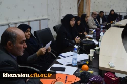 جلسه شورای مدیریت، نظارت و ارزیابی و توسعه منابع انسانی مدیریت امور پردیس های استان خوزستان برگزار گردید 3