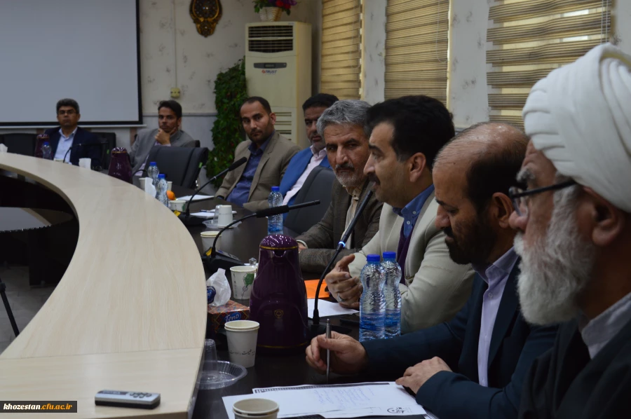 جلسه شورای مدیریت، نظارت و ارزیابی و توسعه منابع انسانی مدیریت امور پردیس های استان خوزستان برگزار گردید 4