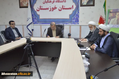 جلسه هم اندیشی اساتید حوزه علمیه خواهران و مدیریت امور پردیس های استان خوزستان برگزار گردید