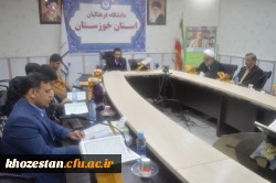 کرسی تلاوت قرآن کریم به مناسبت میلادامام علی (ع) و دهه مبارک فجر در مدیریت امور پردیس های استان خوزستان برگزار گردید 2