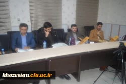 کرسی تلاوت قرآن کریم به مناسبت میلادامام علی (ع) و دهه مبارک فجر در مدیریت امور پردیس های استان خوزستان برگزار گردید 2