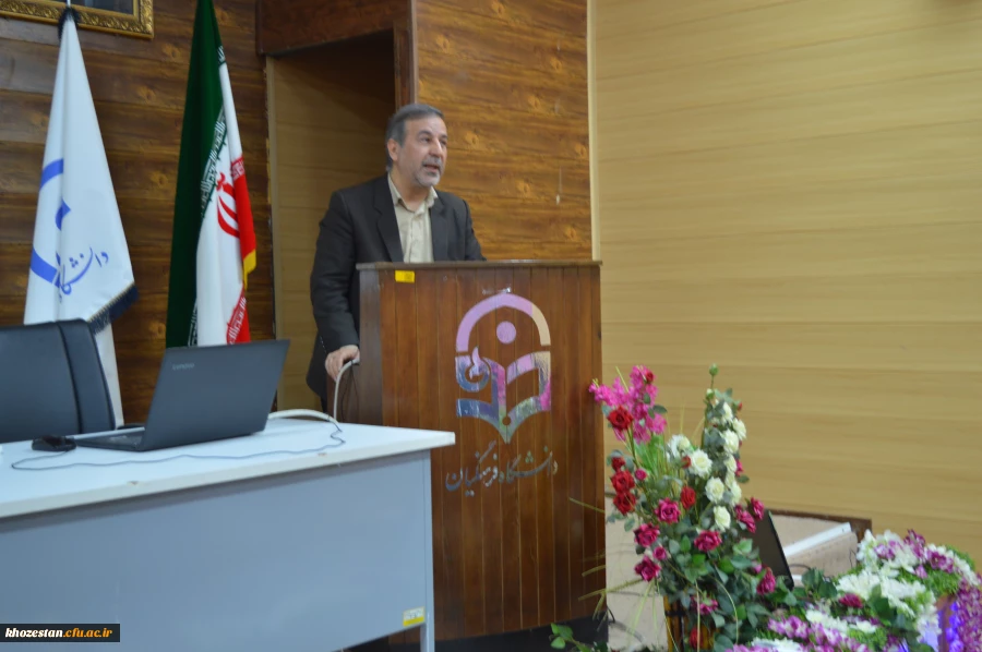 دوره بالندگی و آموزشی 16 ساعته اساتید درس کارورزی 2 و 4 توسط استاد مرجع کارورزی دکتر محمد مکوندی در تالار امید مدیریت امور پردیس های استان خوزستان برگزار شد  2