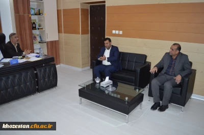 دیدارآقای دکتر سید لفته احمد نژاد نماینده مردم غیور خرمشهربا آقای دکتر صالحی سرپرست مدیریت امور پردیس های استان خوزستان 