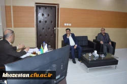 دیدارآقای دکتر سید لفته احمد نژاد نماینده مردم غیور خرمشهربا آقای دکتر صالحی سرپرست مدیریت امور پردیس های استان خوزستان  4