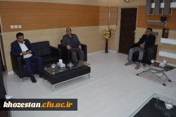 دیدارآقای دکتر سید لفته احمد نژاد نماینده مردم غیور خرمشهربا آقای دکتر صالحی سرپرست مدیریت امور پردیس های استان خوزستان  3