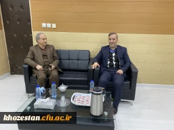 دیدار آقای قاسم پور مسئول بسیج دانشگاه فرهنگیان کشور با دکتر صالحی سرپرست مدیریت امور پردیس های استان خوزستان 2