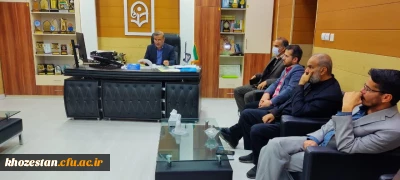 جلسه مدیر امور پردیس های استان دکتر صالحی با کارکنان پردیس رسول اکرم (ص) جهت برگزاری آزمون جامع پایانی مهارت آموزان مشمولان ماده 28 (استخدامی1400)