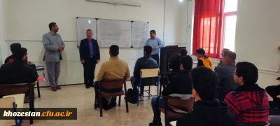 بازدید مدیریت محترم امور پردیس های استان خوزستان دکتر صالحی ازشروع کلاسهای ترم بهمن ماه 1401