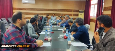 جلسه معاونت پردیس دکتر سعیداوی درخصوص آزمون جامع ویژه مهارت آموزان ماده 28 ورودی سال 1401